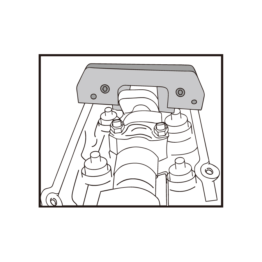 KING TONY Profi-Werkzeuge - Steuerzeiten-Einstell-Set, Diesel BMW/MINI/LAND ROVER/VAUXHALL/OPEL 9AT2106
