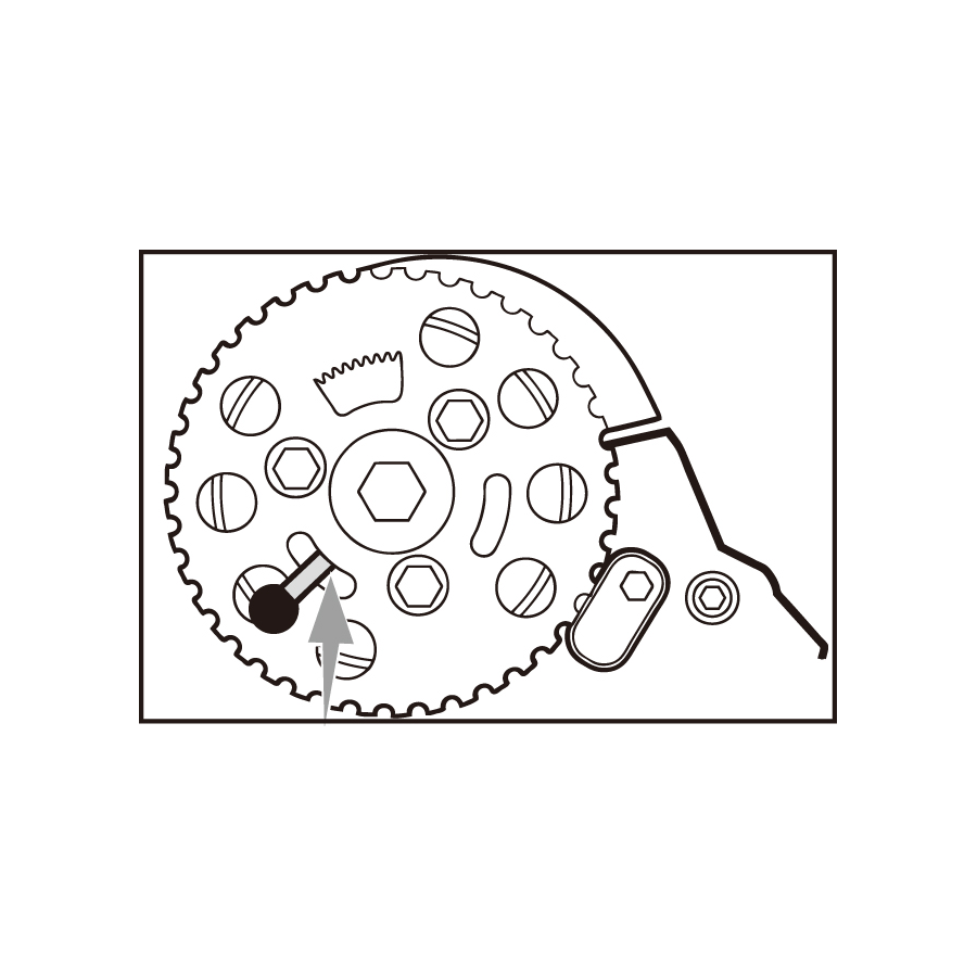 KING TONY Profi-Werkzeuge - Steuerzeiten-Einstellset für Dieselmotoren AUDI-VW-SEAT-SKODA-FORD 9AT2C01