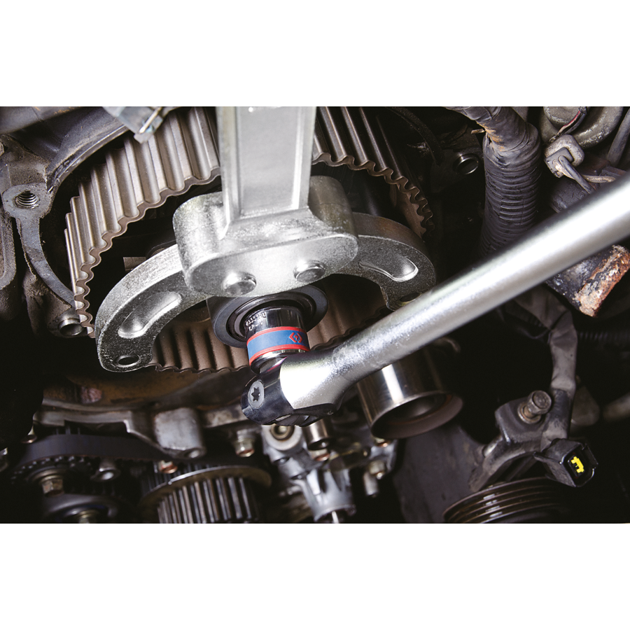 KING TONY Profi-Werkzeuge - Universalschlüssel für Seilrollen - 9 tlg. 9AT3A02