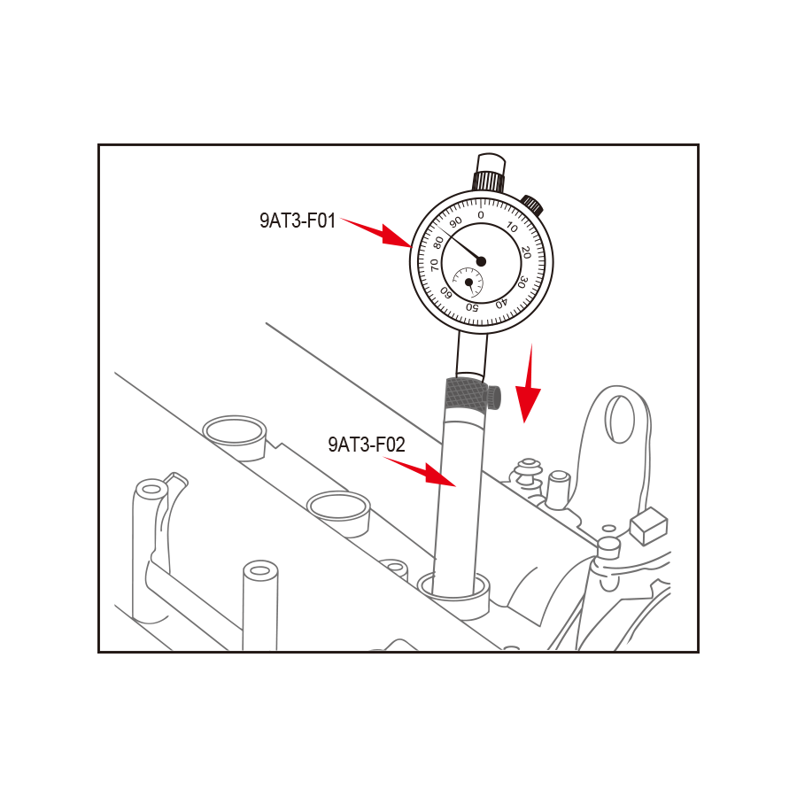 KING TONY Profi-Werkzeuge - Palmer für OT UNIVERSAL 9AT3F01