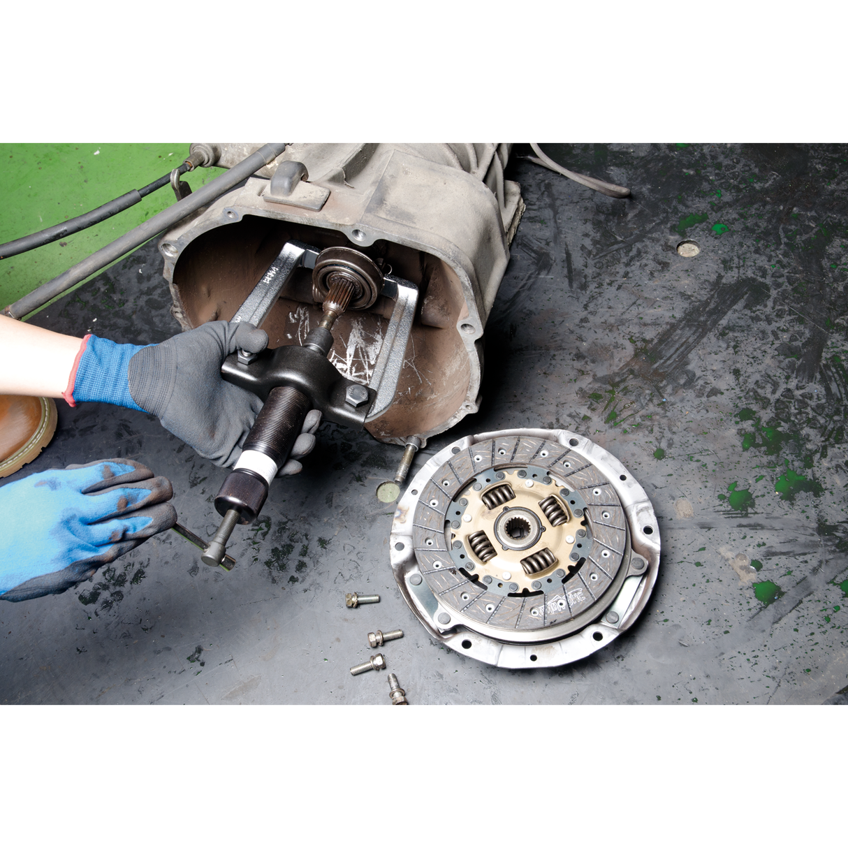 KING TONY Profi-Werkzeuge - 1/2" Hydraulischer Abzieher-Set - 25 tlg. 9BA01