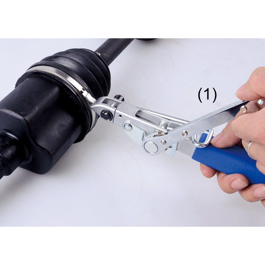 KING TONY Profi-Werkzeuge - Klemmzange mit Ohrniederhalter 9BB31