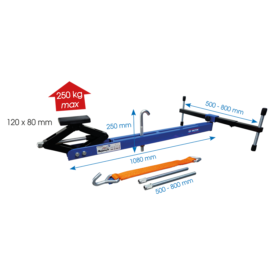 KING TONY Profi-Werkzeuge - Motor-Halter 45-70cm 9BJ2070