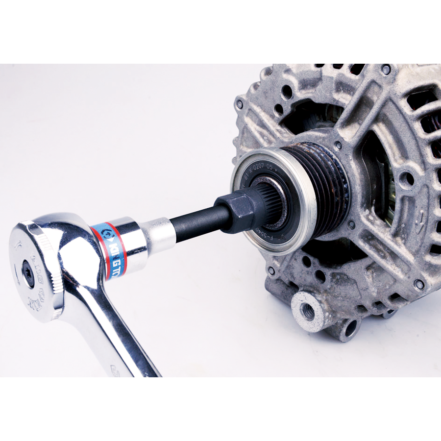 KING TONY Profi-Werkzeuge - Werkzeug-Set für Lichtmaschinen-Riemenscheiben - 22 tlg. 9DA022