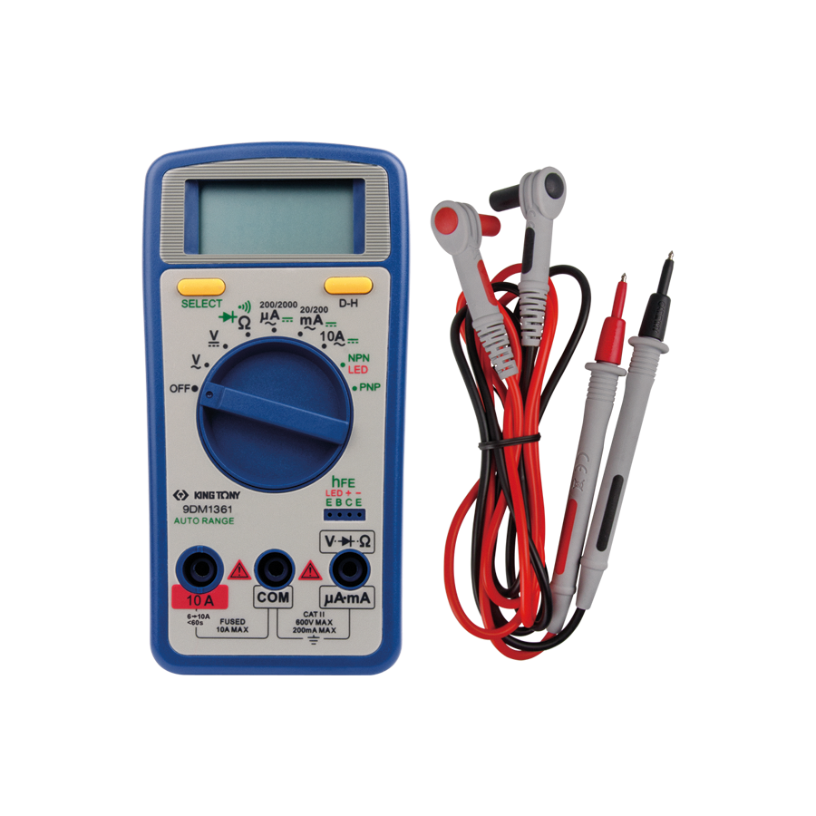 KING TONY Profi-Werkzeuge - Digital-Multimeter 9DM1361