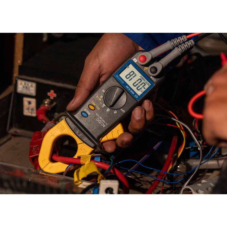 KING TONY Profi-Werkzeuge - Stromzange und Mehrzweck-Digitalmultimeter 600V AC/DC 9DM2352