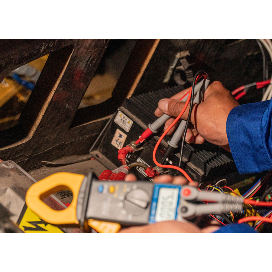 KING TONY Profi-Werkzeuge - Stromzange und Mehrzweck-Digitalmultimeter 600V AC/DC 9DM2352