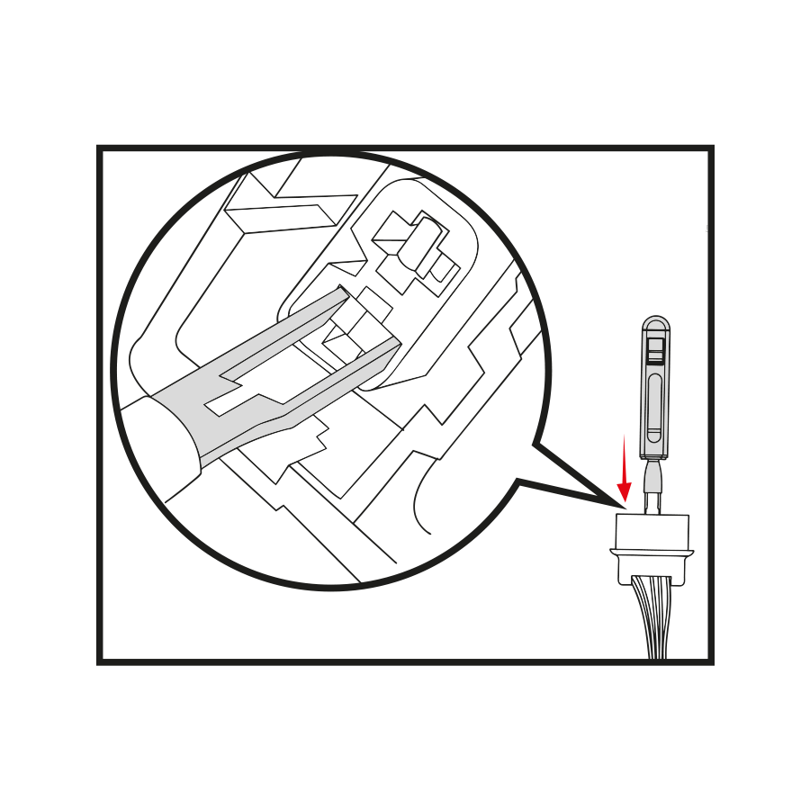 KING TONY Profi-Werkzeuge - Kabeldurchführ-Set UNIVERSAL 9DT11