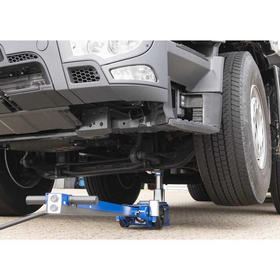 KING TONY Profi-Werkzeuge - 2-stufiger Wagenheber, lufthydraulisch - 25/10T 9HYCH225