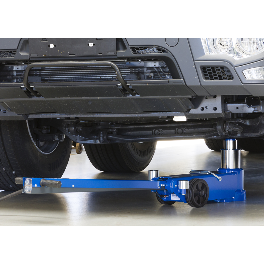 KING TONY Profi-Werkzeuge - Lufthydraulischer-Heber für Busse und LKW, 2-stufig 50/25T 9HYCH250