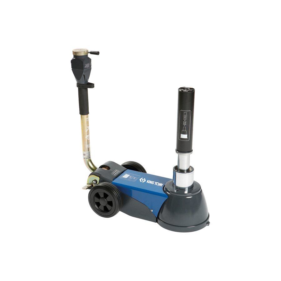 KING TONY Profi-Werkzeuge - Tragbarer lufthydraulischer Wagenheber 25/10T 9HYCHP225