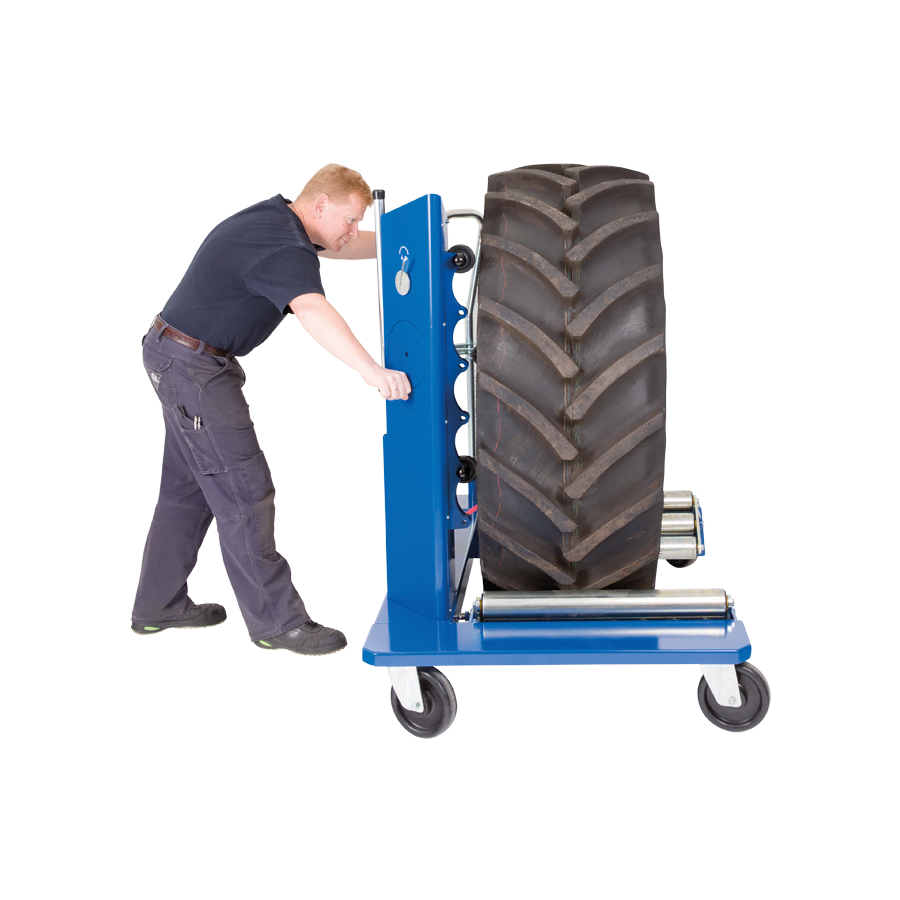 KING TONY Profi-Werkzeuge - Radmontagegerät 1.5 T mit Rotationsystem des Rades 9HYCM15V2