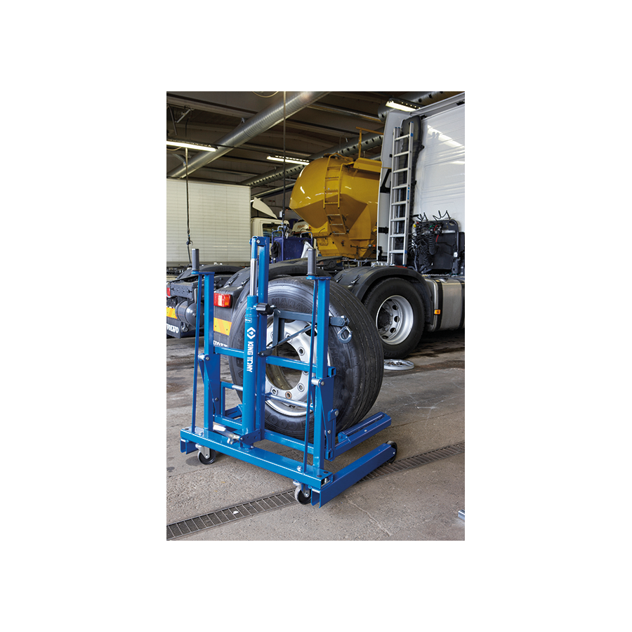 KING TONY Profi-Werkzeuge - Hydraulisches Radmontagegerät, Transporter, LKWs und Busse - 500kg 9HYCM5