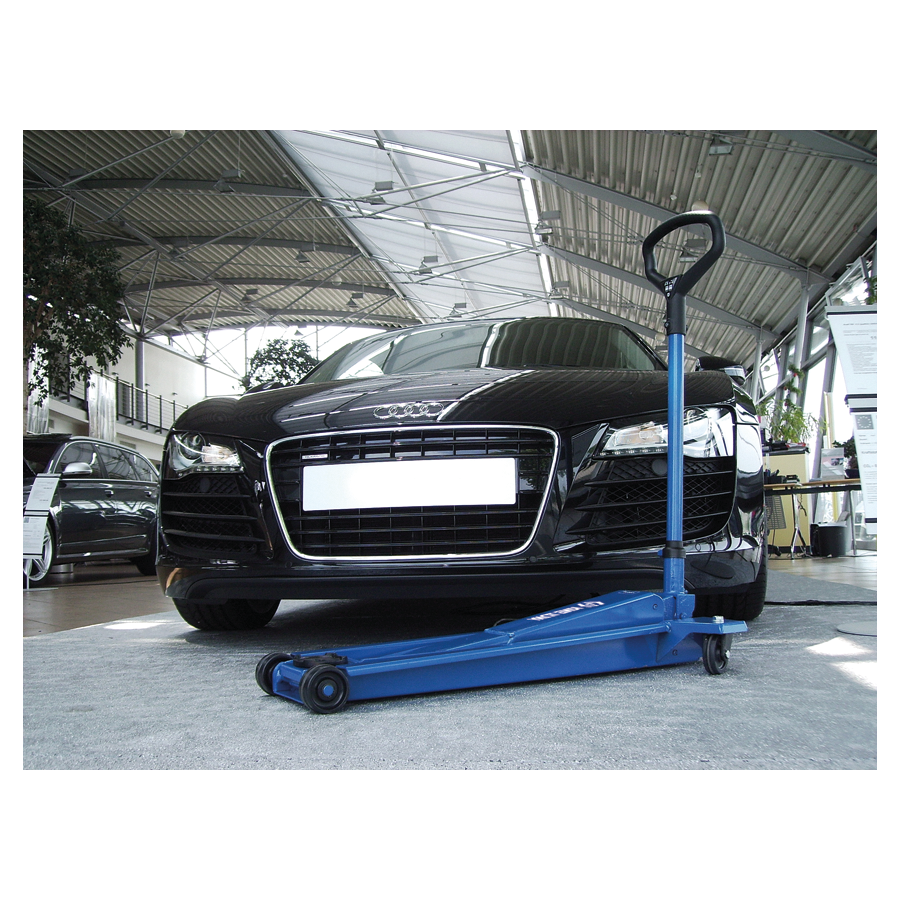 KING TONY Profi-Werkzeuge - Hydraulischer Rangierwagenheber, PKWs mit niedriger Bauhöhe - 1.3T 9HYCR1