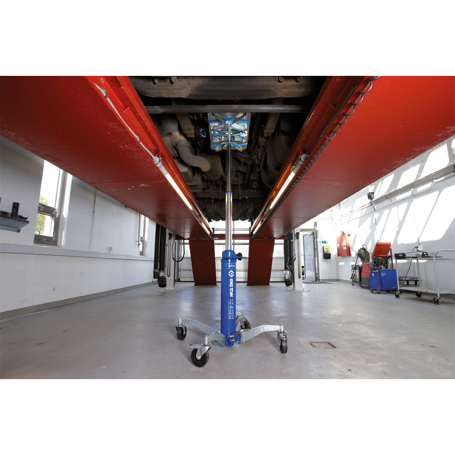 KING TONY Profi-Werkzeuge - Hydraulischer Getriebeheber mit Teleskopzylinder - 1.2T 9HYVB12