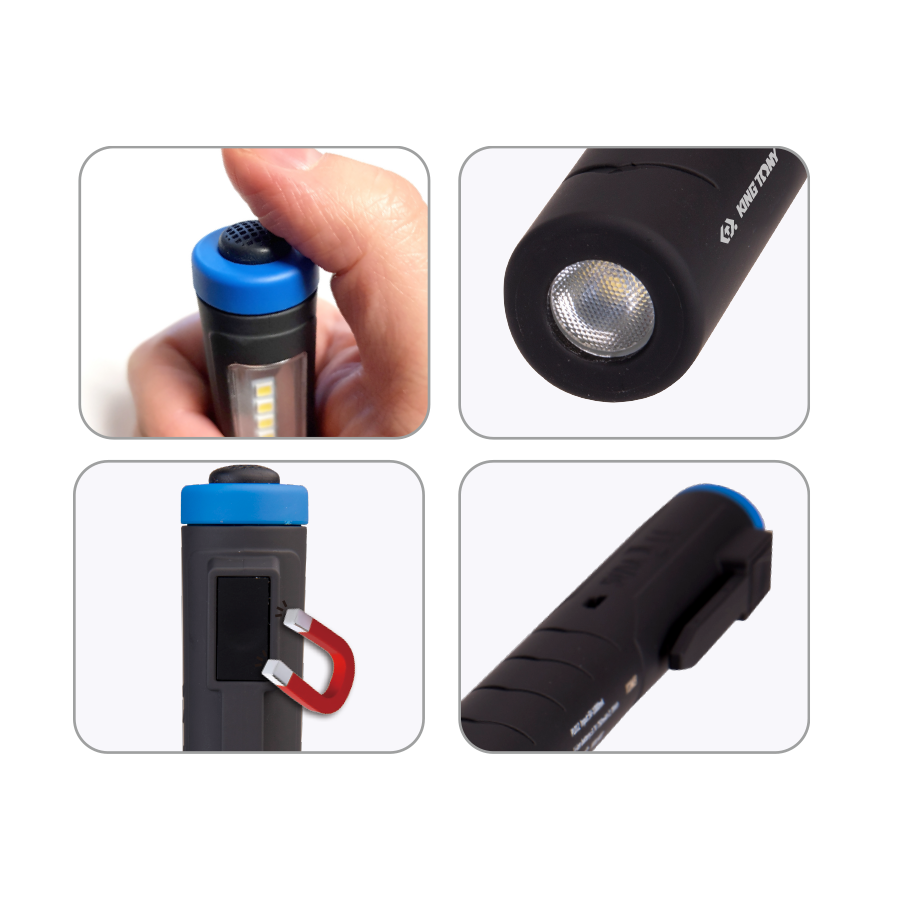 KING TONY Profi-Werkzeuge - 3.5W SMD LED Taschenlampe stiftform 9TA281
