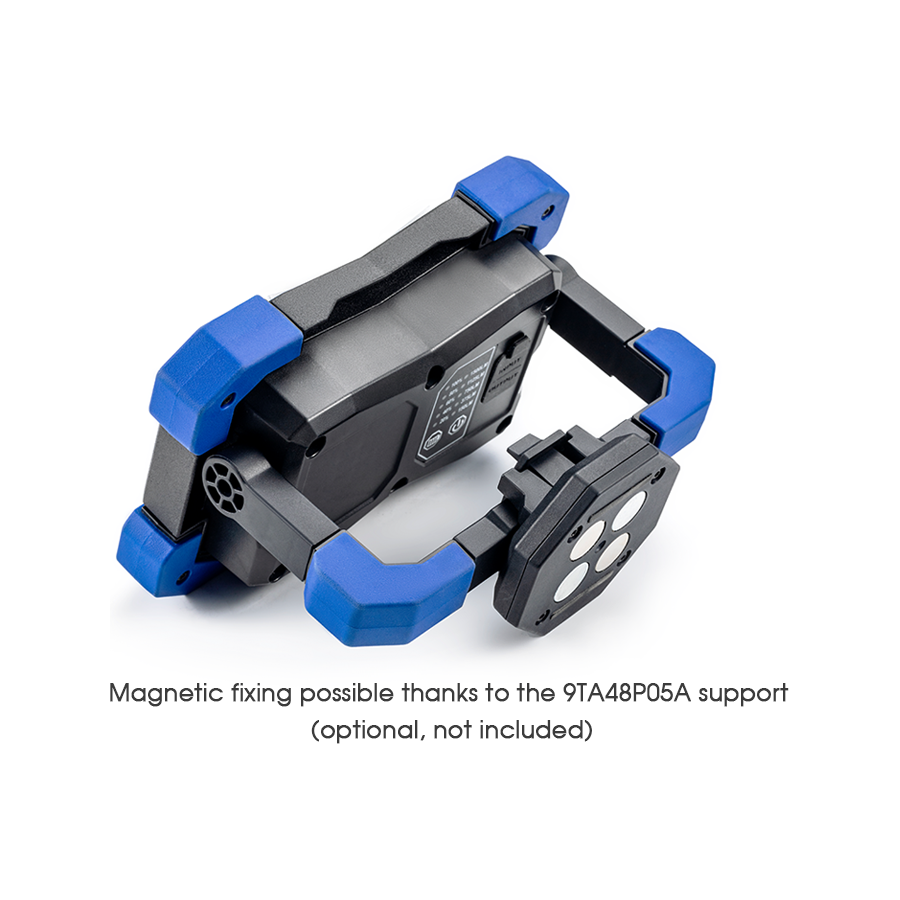 KING TONY Profi-Werkzeuge - 30W Wiederaufladbarer Scheinwerfer mit Powerbank-Akku 9TA48AA