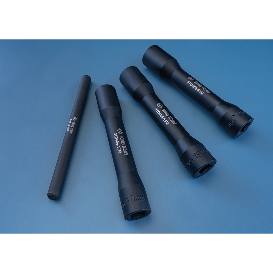 KING TONY Profi-Werkzeuge - 1/2" Steckschlüssel-Set - 4 tlg. 9TD164MR