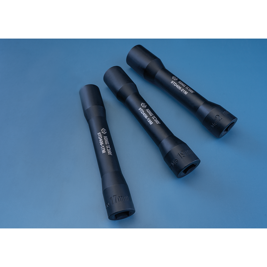 KING TONY Profi-Werkzeuge - 1/2" Steckschlüssel für beschädigte Muttern, metrisch - 21 mm 9TD40621M