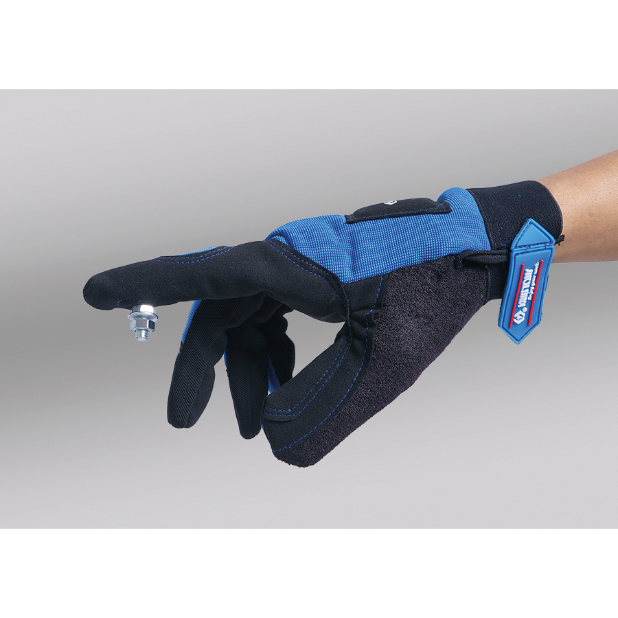 KING TONY Profi-Werkzeuge - Arbeitshandschuhe mit magnetischem Zeigefinger - Größe XL 9TH45XL