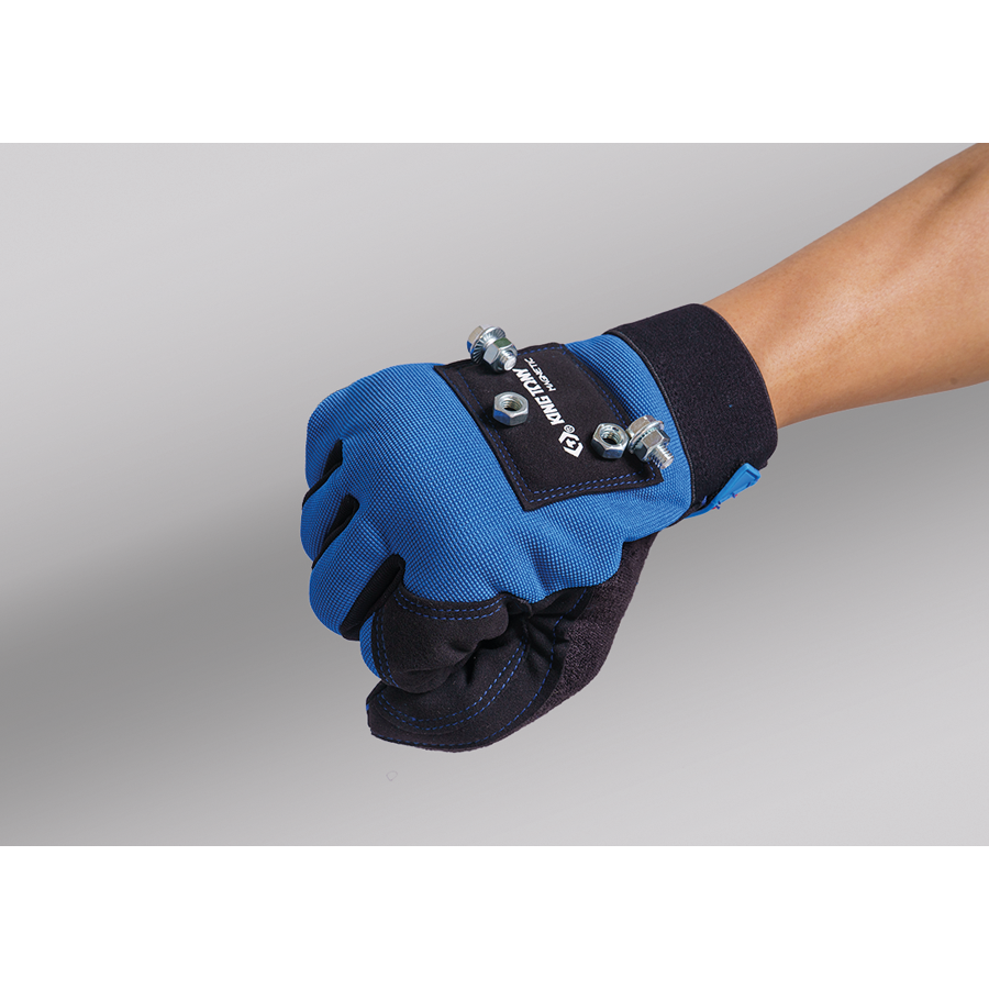 KING TONY Profi-Werkzeuge - Arbeitshandschuhe mit magnetischem Zeigefinger - Größe XXL 9TH45XXL