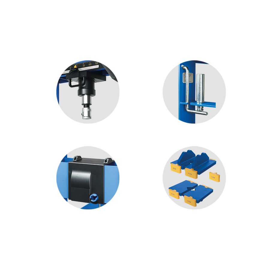 KING TONY Profi-Werkzeuge - Handhydraulische Presse 20T 9TYN51420AB