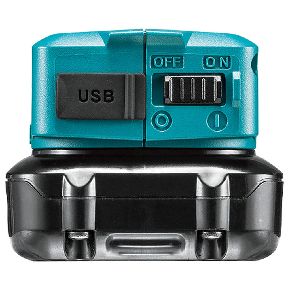 Makita Akku-USB Adapter CXT | mit USB-A Buchse & Gürtelclip - DEBADP08