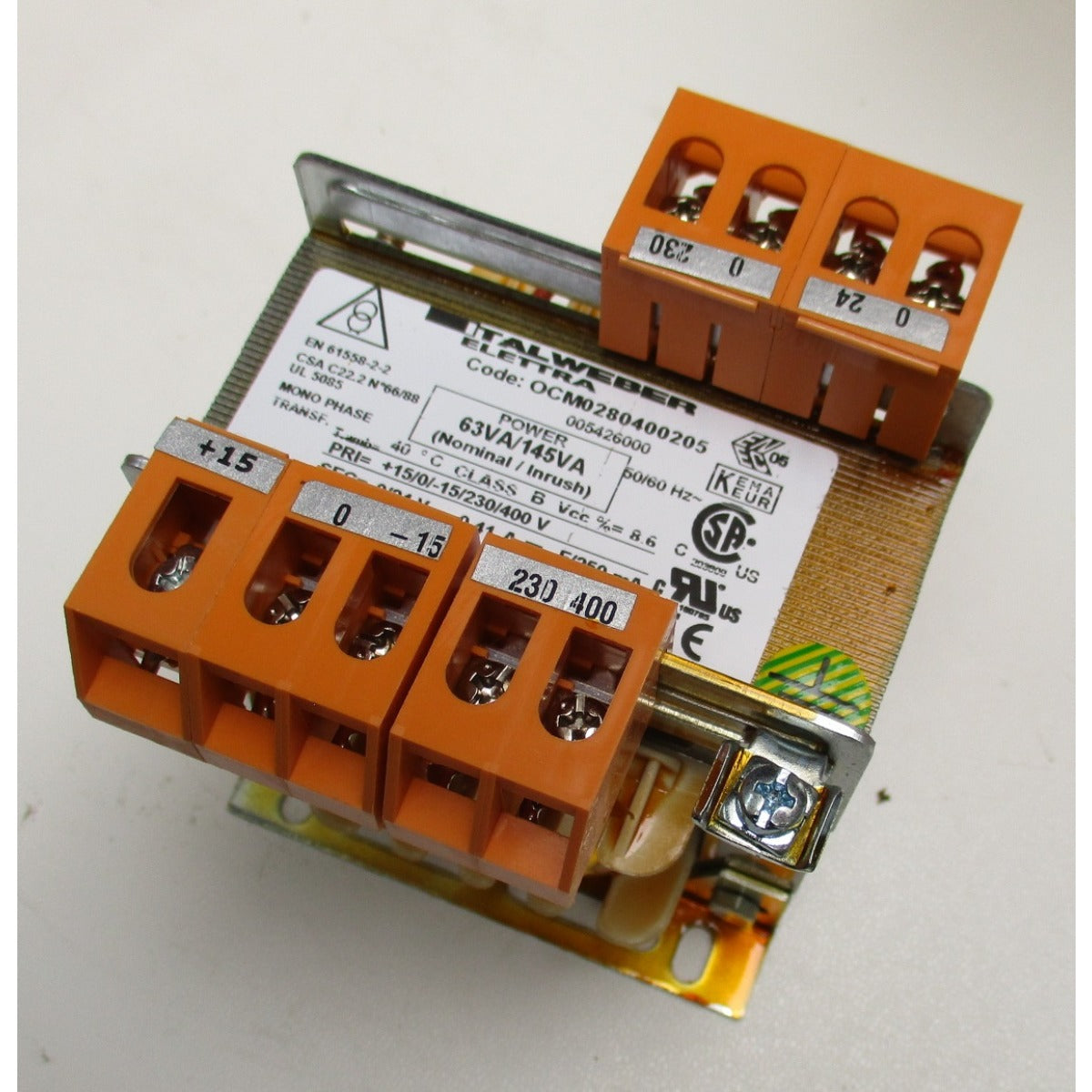 Aircraft Trafo 63VA P230/400 S230-24V C005426000 - Art. 0005426000
