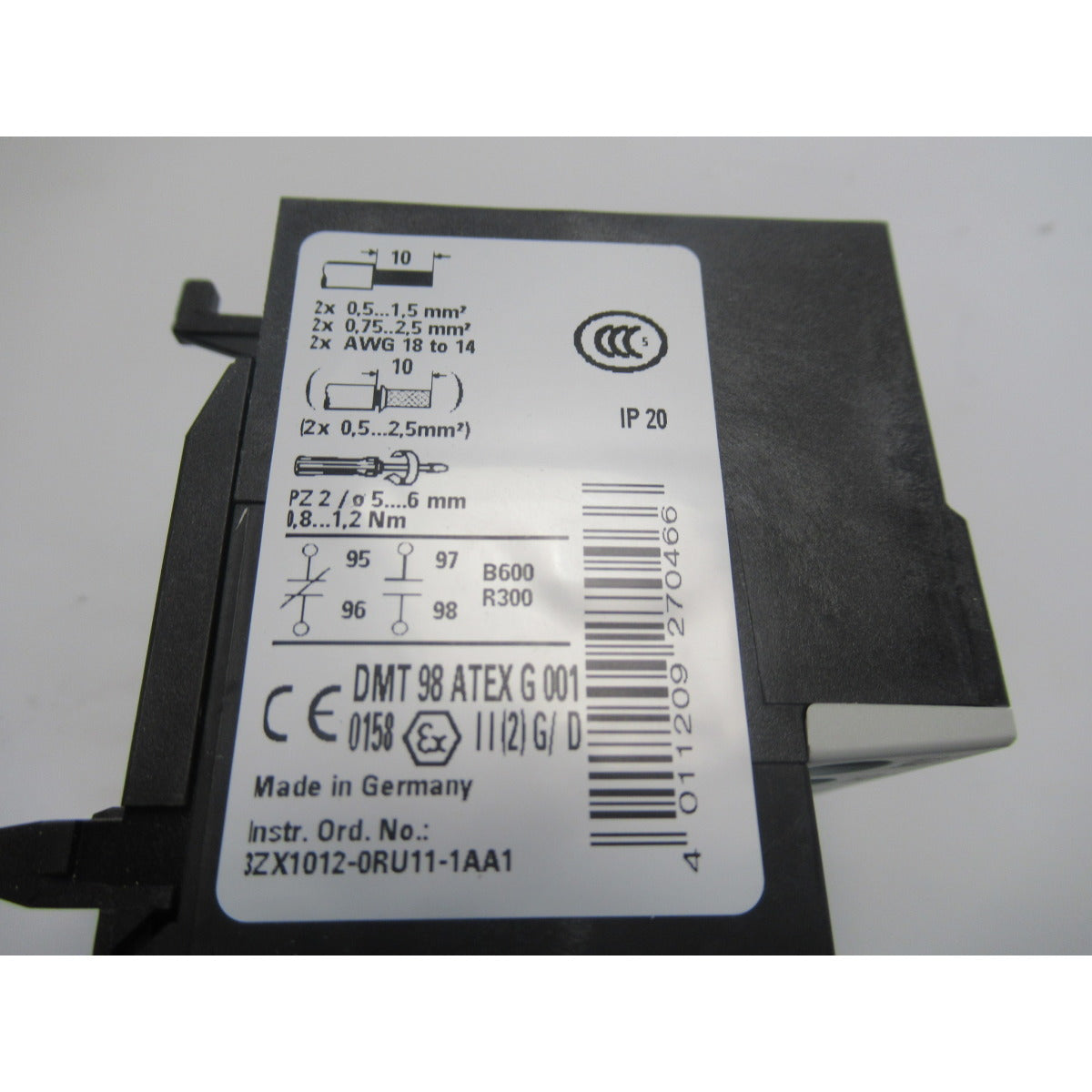 Aircraft Thermisches Relais 3RU1116-1KB #008257000 - Art. 0008257000