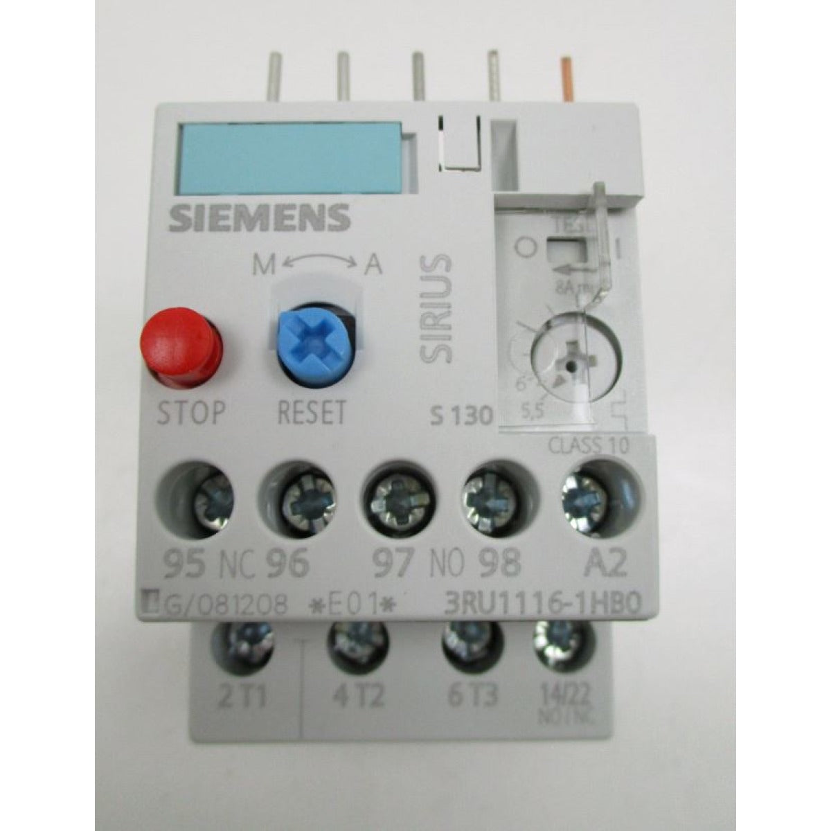 Aircraft Motorschutzrelais 5,5 - 8,0A #008260000 / SIEMENS 3RU1116-1HB0 - Art. 0008260000