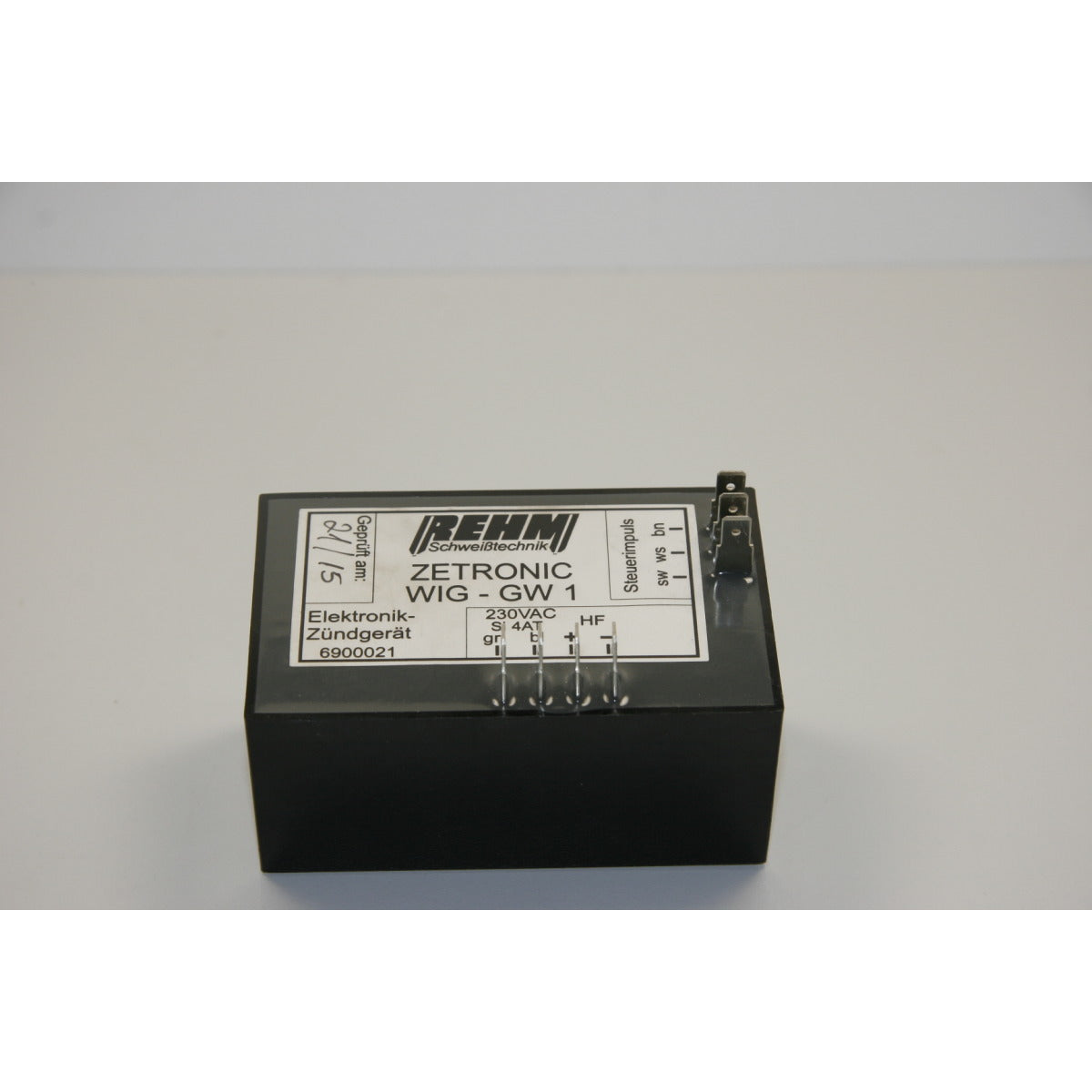 Rehm Zündgerät GW1 WIG 160-460GW 6900021 / 230VAC Si 4AT HF - Art. 01006900021