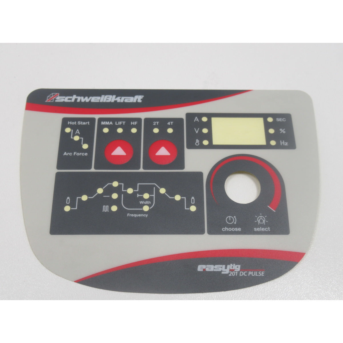 Schweisskraft Grafikfolie EASY-TIG 201 DC PULSE 8.103RM.364-GS - Art. 01074020GF