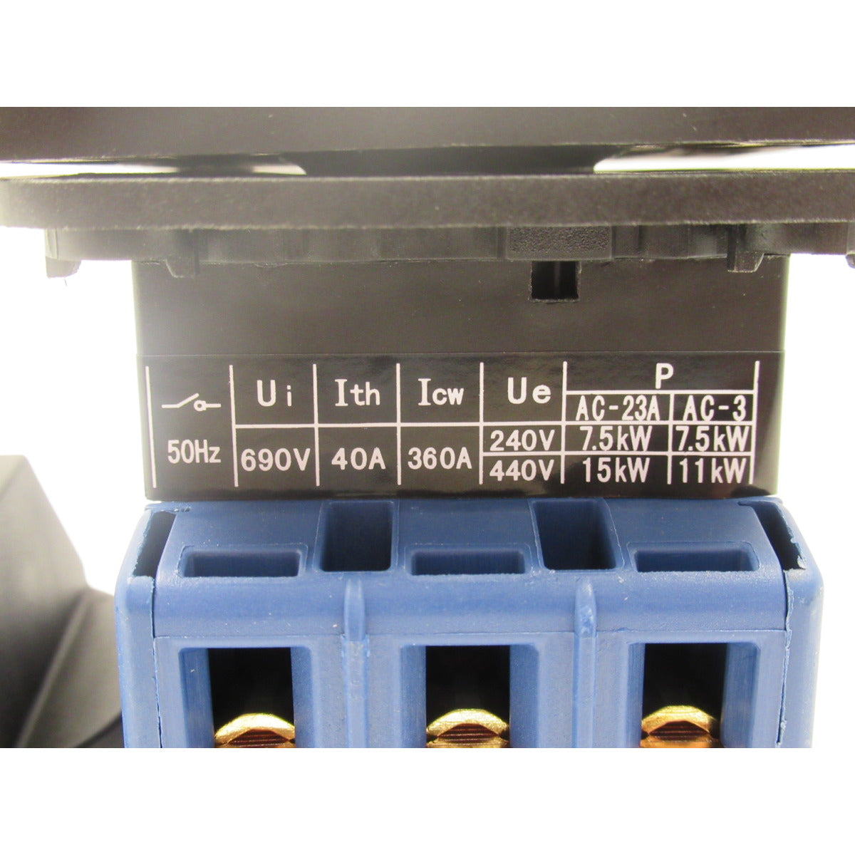 SCHWEISSKRAFT Netzschalter CRAFT-CUT 123 CNC Serie 7.232.742 / ON/OFF / 40A, Version 1 SM-0107512301