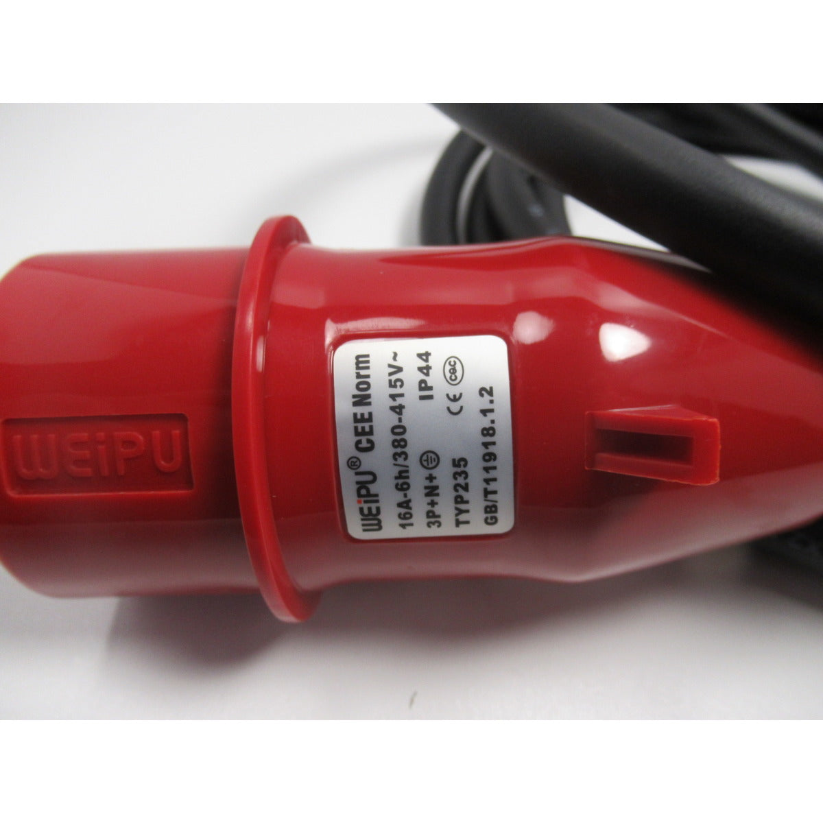 SCHWEISSKRAFT Netzkabel mit Stecker 400V/16A H07RN-F 7.555.311-C / 4m/2,5mm² – Variante 1 SM-01077555311