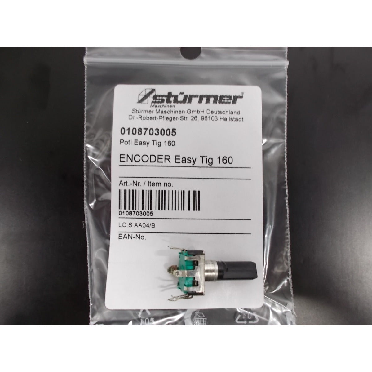 Schweisskraft Poti Easy Tig 160 – Ausführung 1 SM-0108703005 - SM.P-0108703005