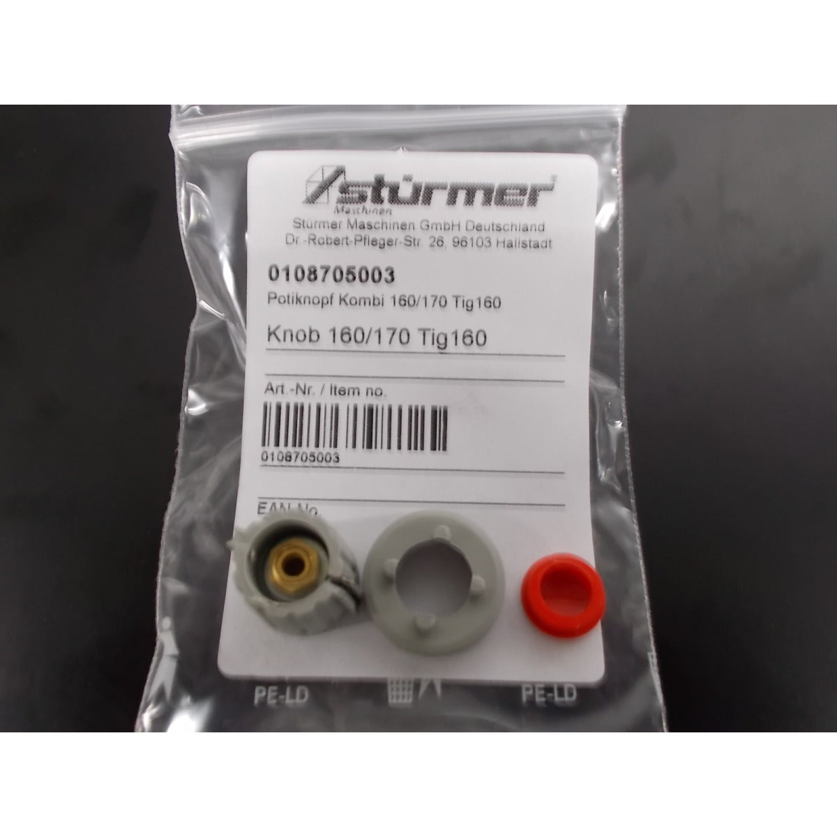 Schweisskraft Potiknopf Kombi 160/170 Tig160 – Modell 1 SM-0108705003 - SM.P-0108705003