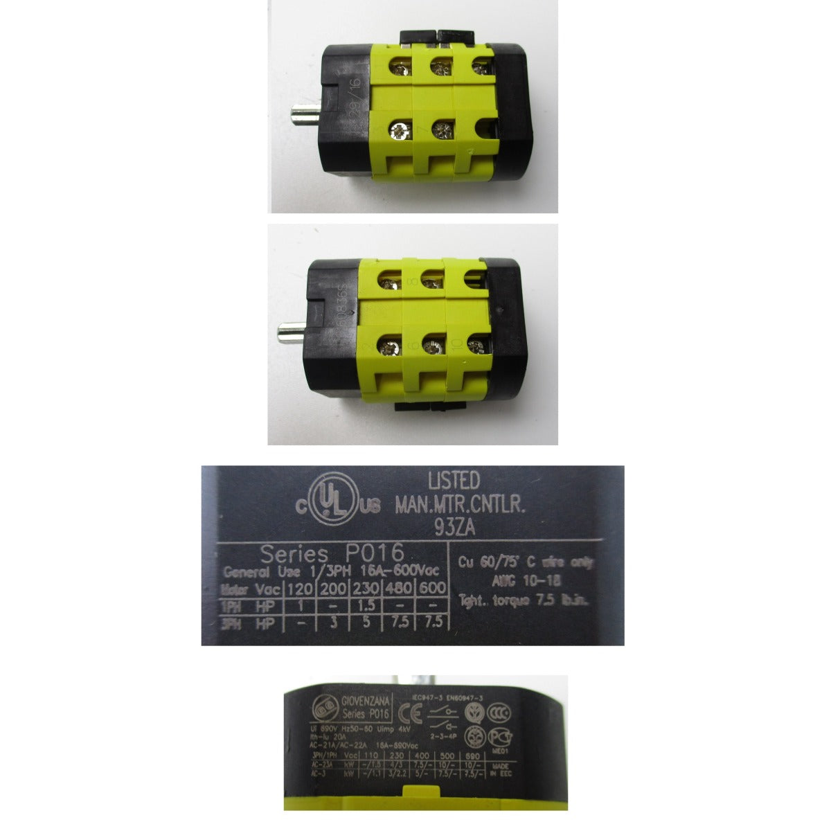 SCHWEISSKRAFT Hauptschalter EASY MAG 210,215 951233 / 1-0-2 / 230V-0-400V SM-0108951233