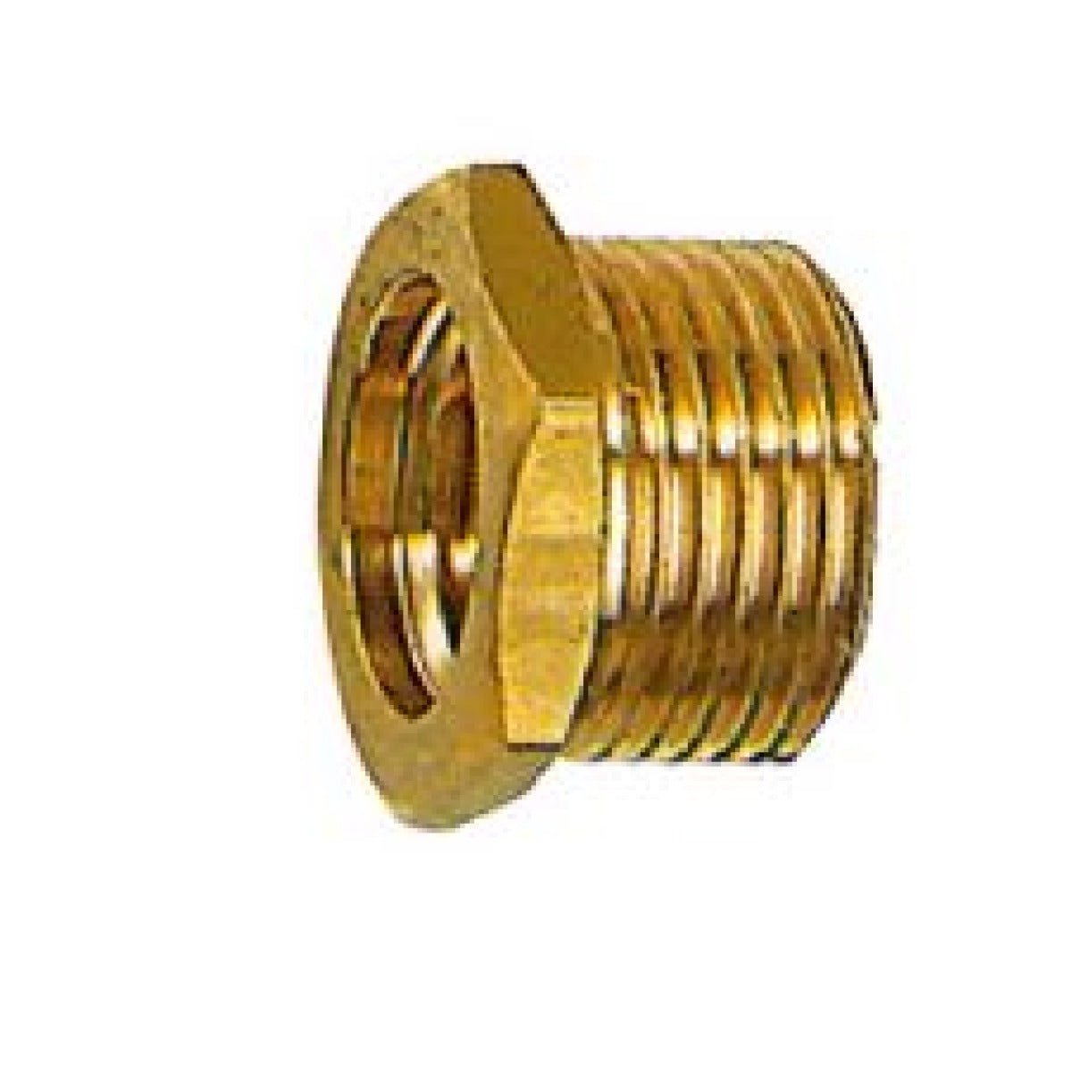 Aircraft Reduziernippel 1/2"x1/4' a-i Messing, SW24 - Art. 020101115