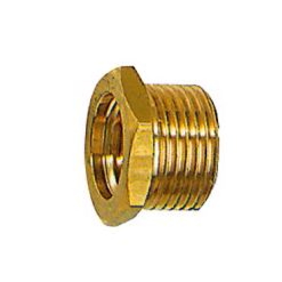 Aircraft Reduziernippel 1/2" a - 1/8" i Messing - Art. 020134444