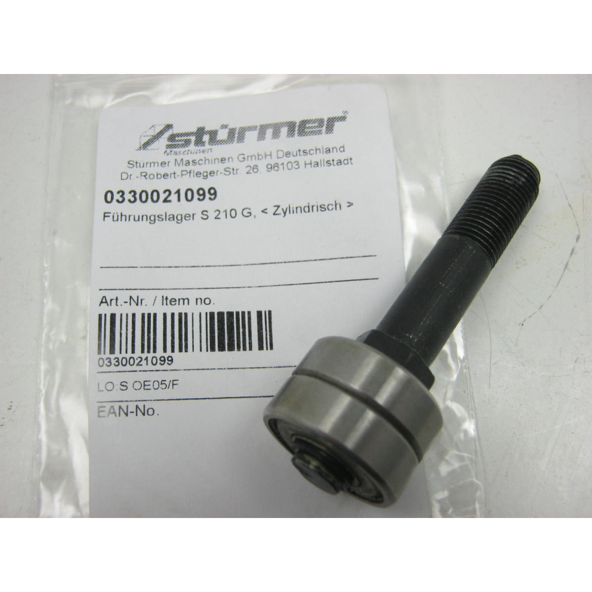 Optimum Führungsbolzen S210G zylindrisch, inkl. 2x 608ZZ SM-0330021099 - SM.P-0330021099