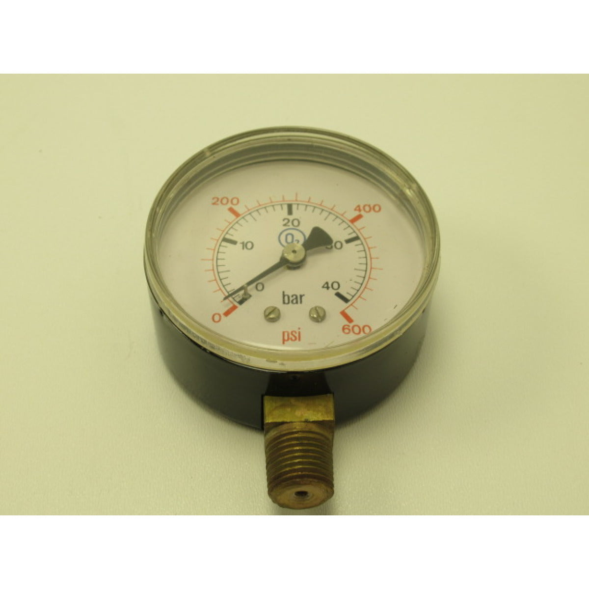 Aircraft Manometer 1/4" Ø40mm / 0-40bar #330066000 / Anschluß seitlich - Art. 0330066000