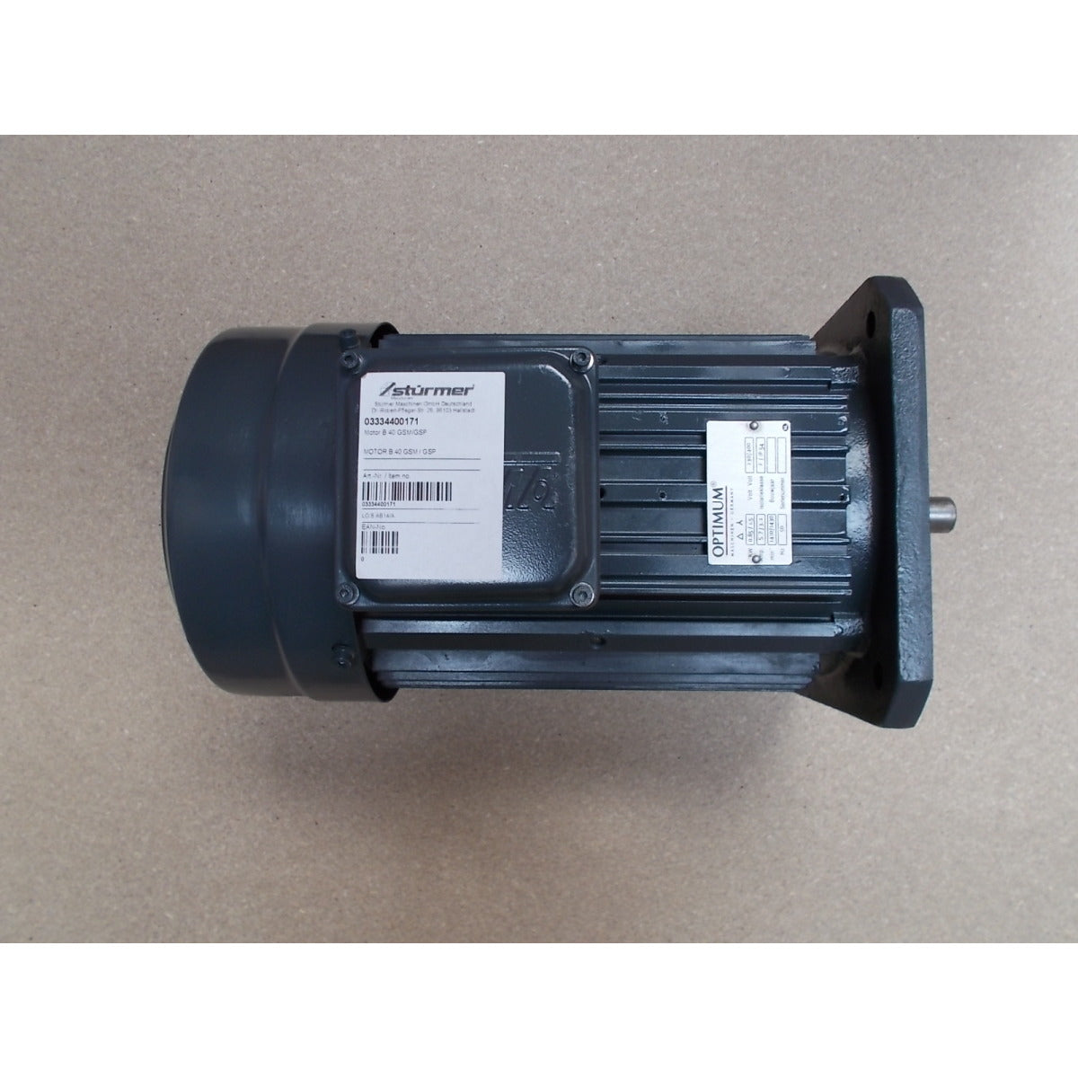 Optimum Motor B40GSM/GSP / 400V 2Stufen 0,85/1,5kW - Art. 03334400171