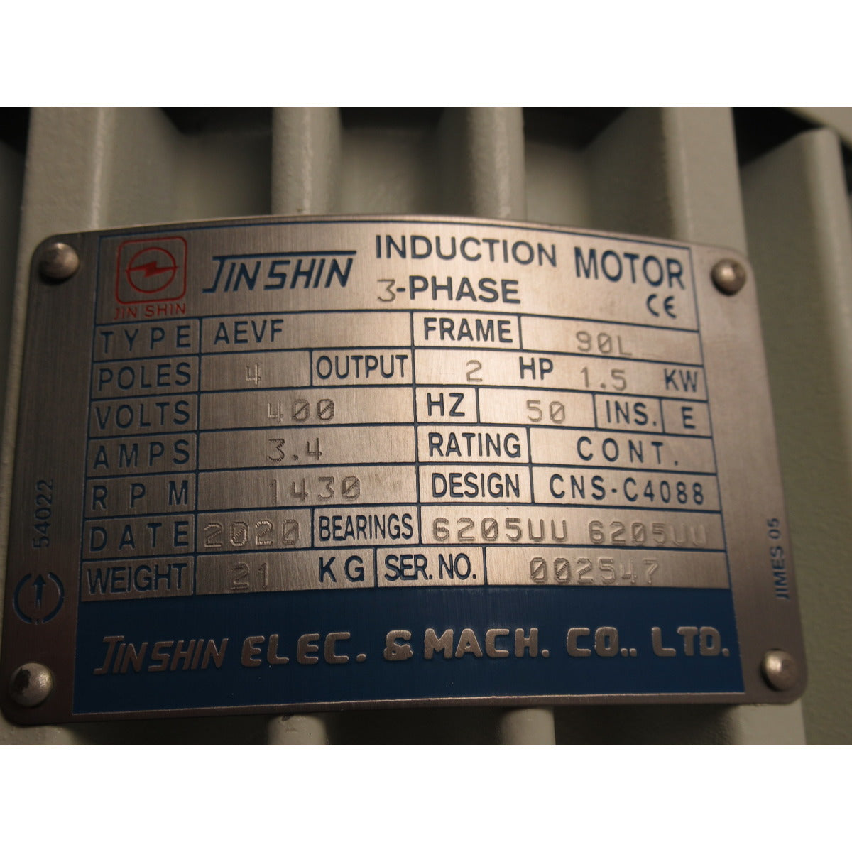 OPTIMUM Motor MF2V 400V/1,5kW – Ausführung 2 SM-03336020M1