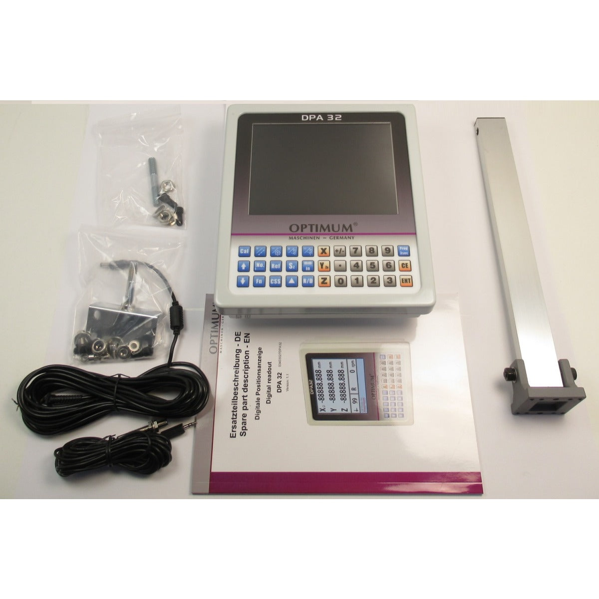 OPTIMUM Digitale Positionsanzeige DPA32G für Glasmassstäbe, Version 1 SM-03384033G