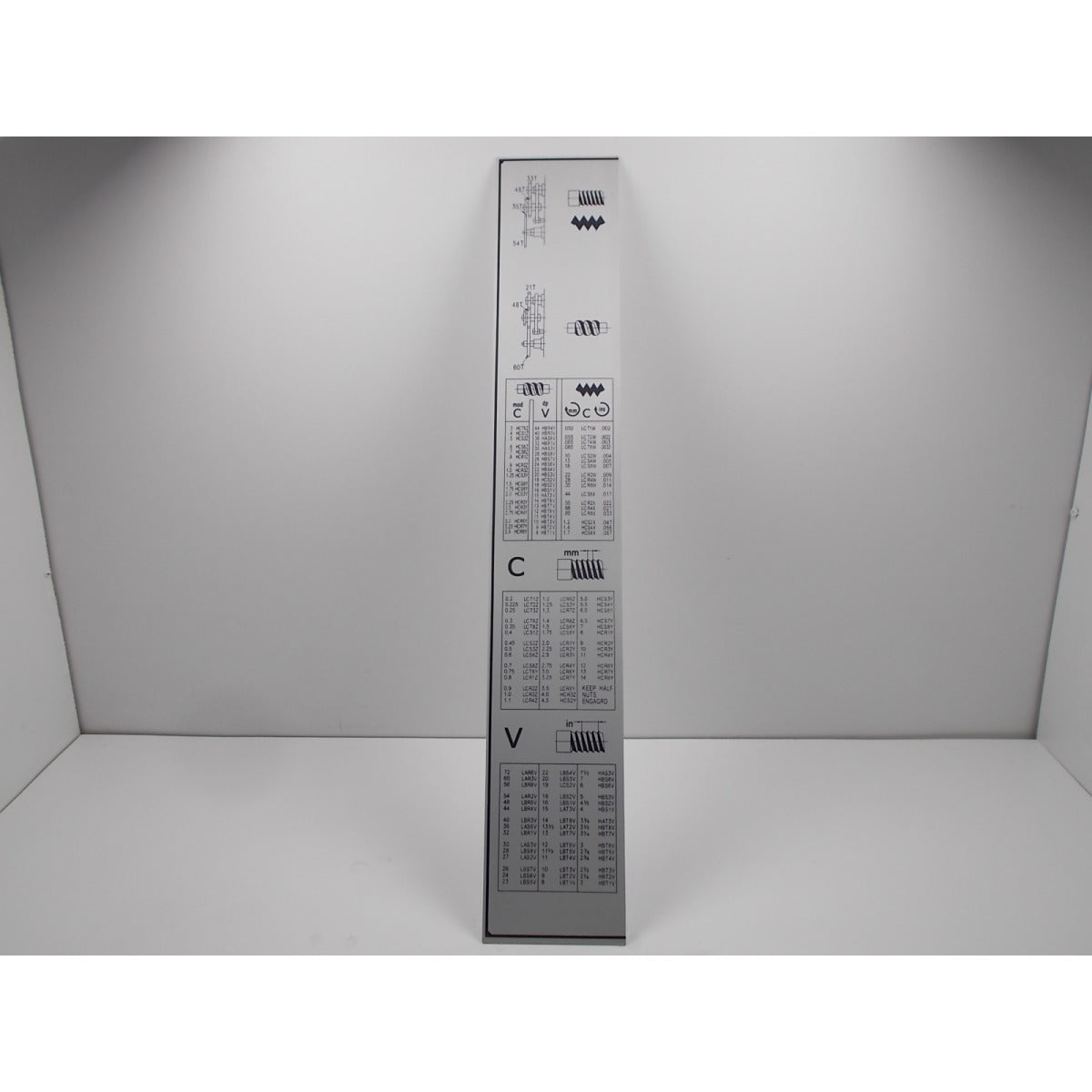 OPTIMUM Gewindeschneidtabelle D420x1000 SM-03401160L02