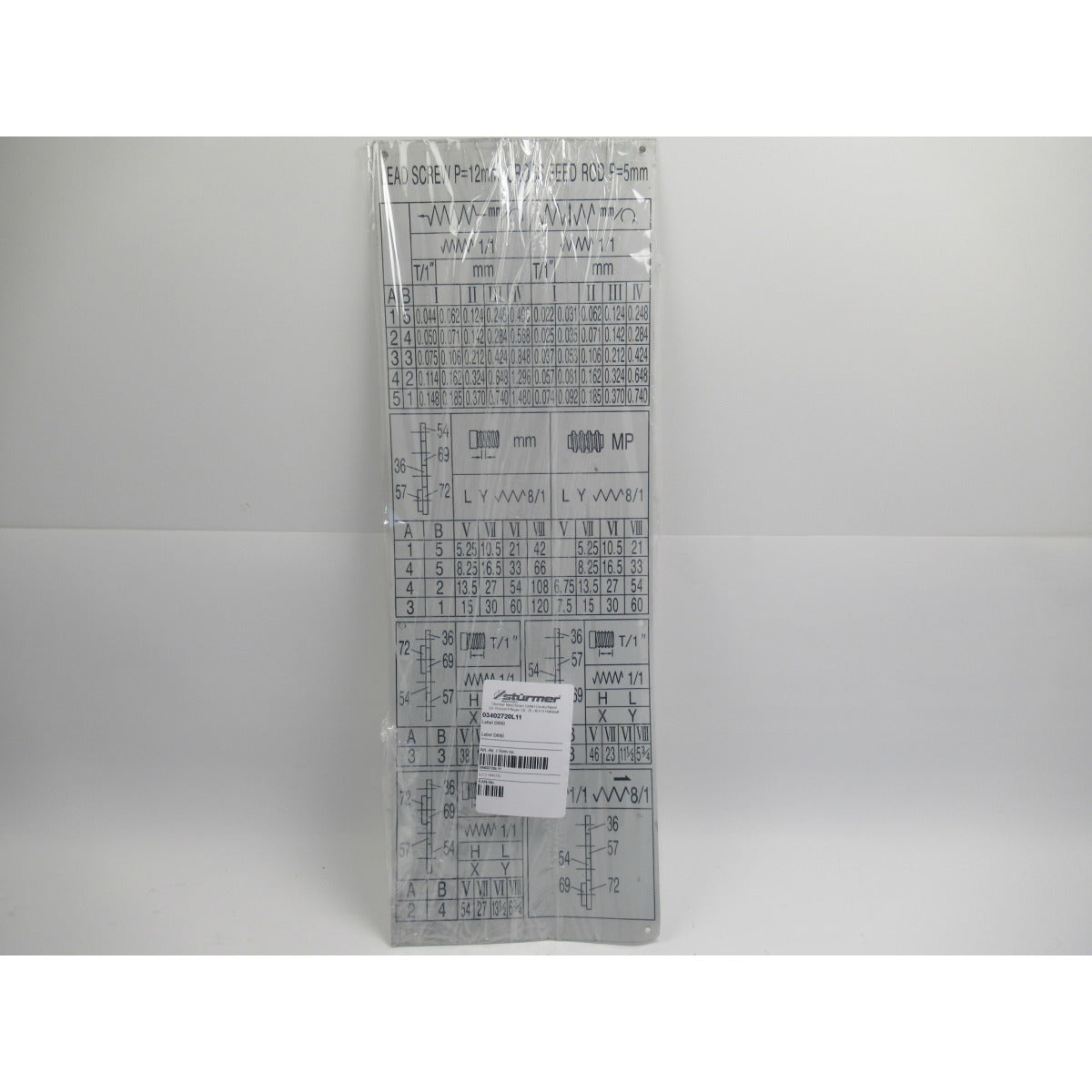 OPTIMUM Label D660, Version 2 SM-03402720L11