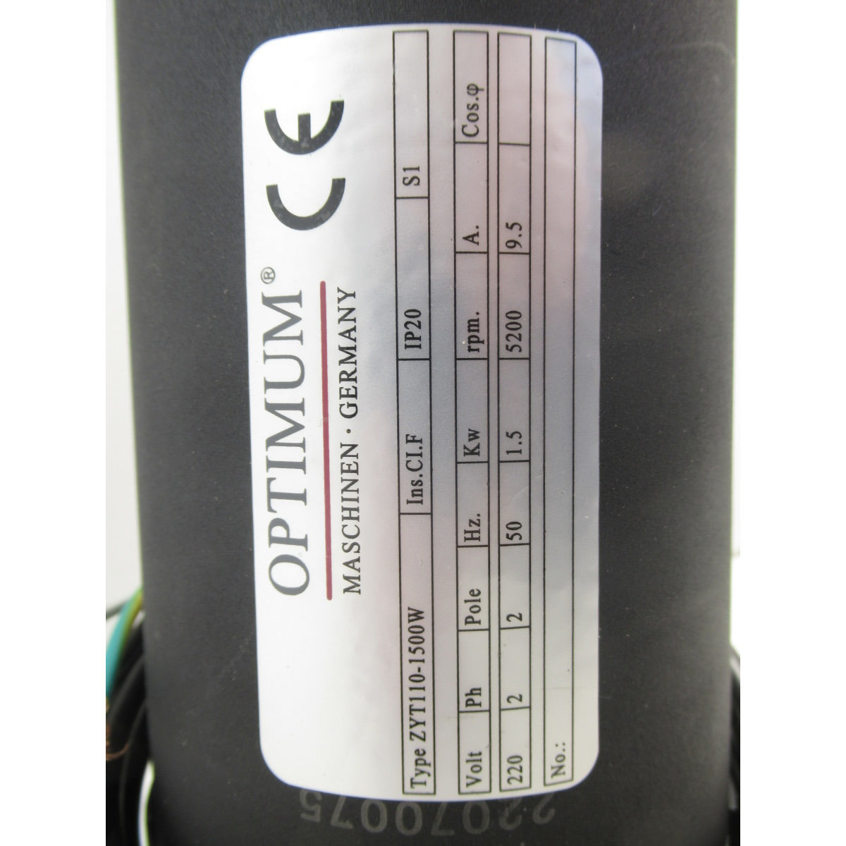 OPTIMUM Motor TM3110VB / 230V / 1500W ZYT118-001 – Variante 1 SM-03403016802