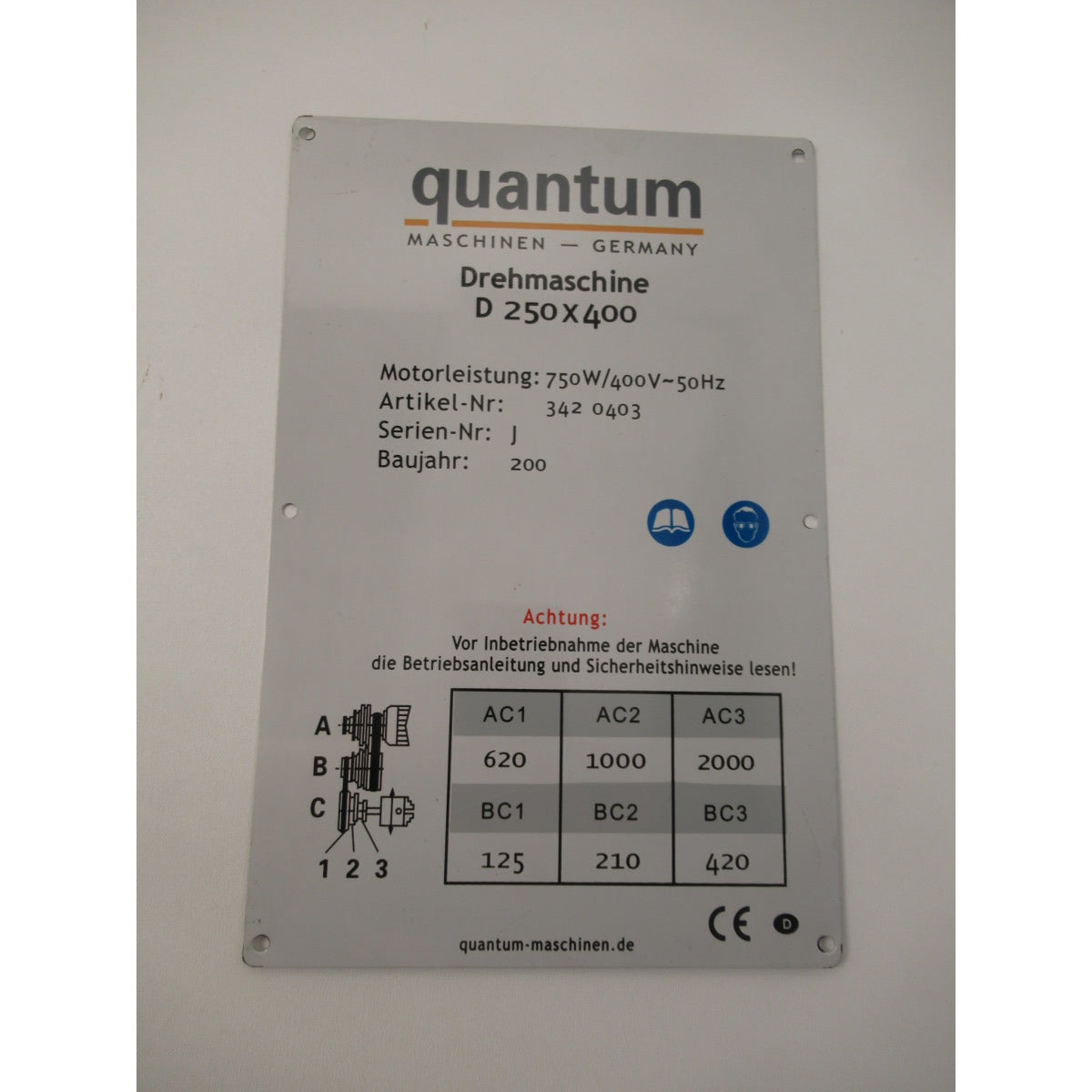 OPTIMUM Label D250x400, Version 1 SM-03420403145