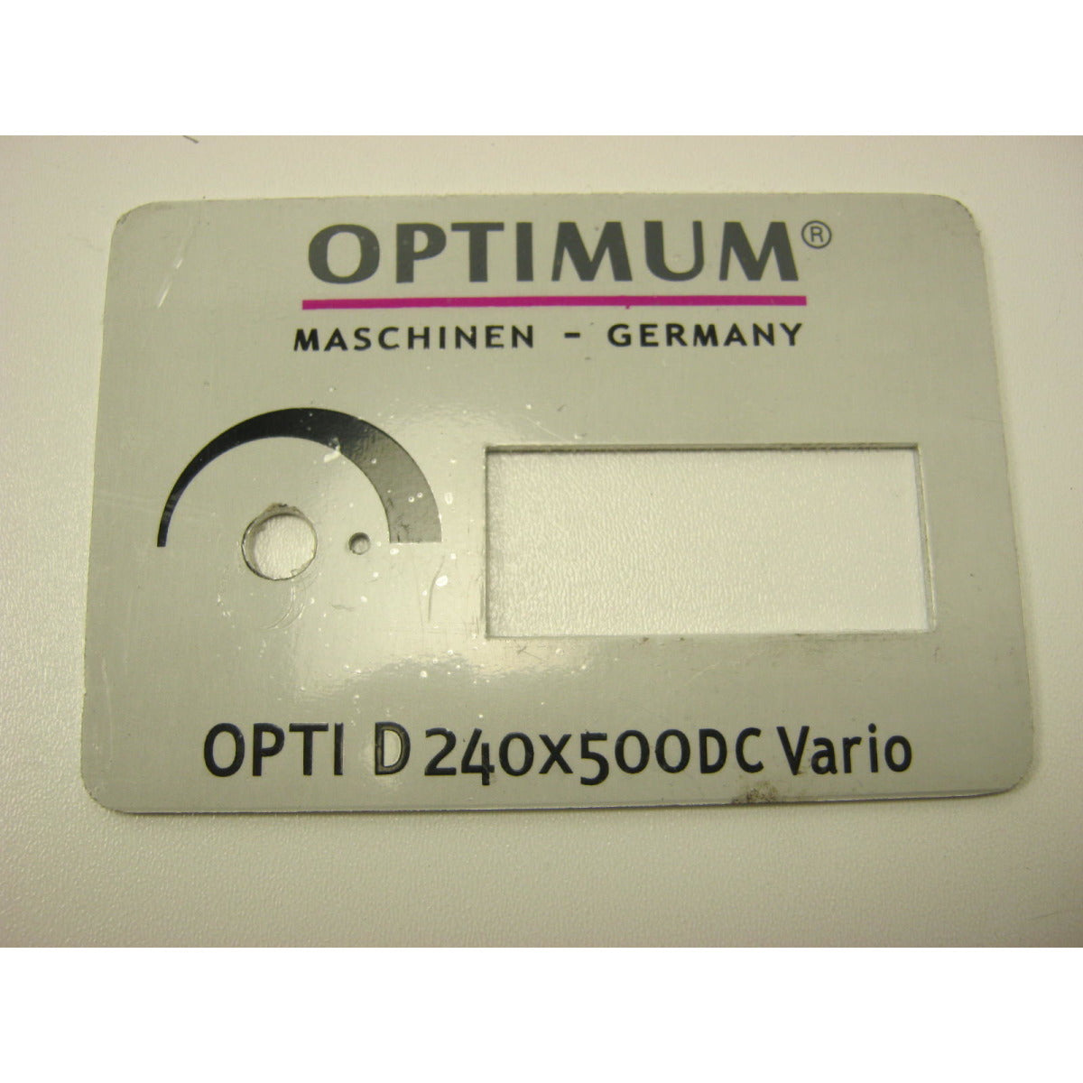 OPTIMUM Label D240x500DCV/TU2506V SM-0342500625