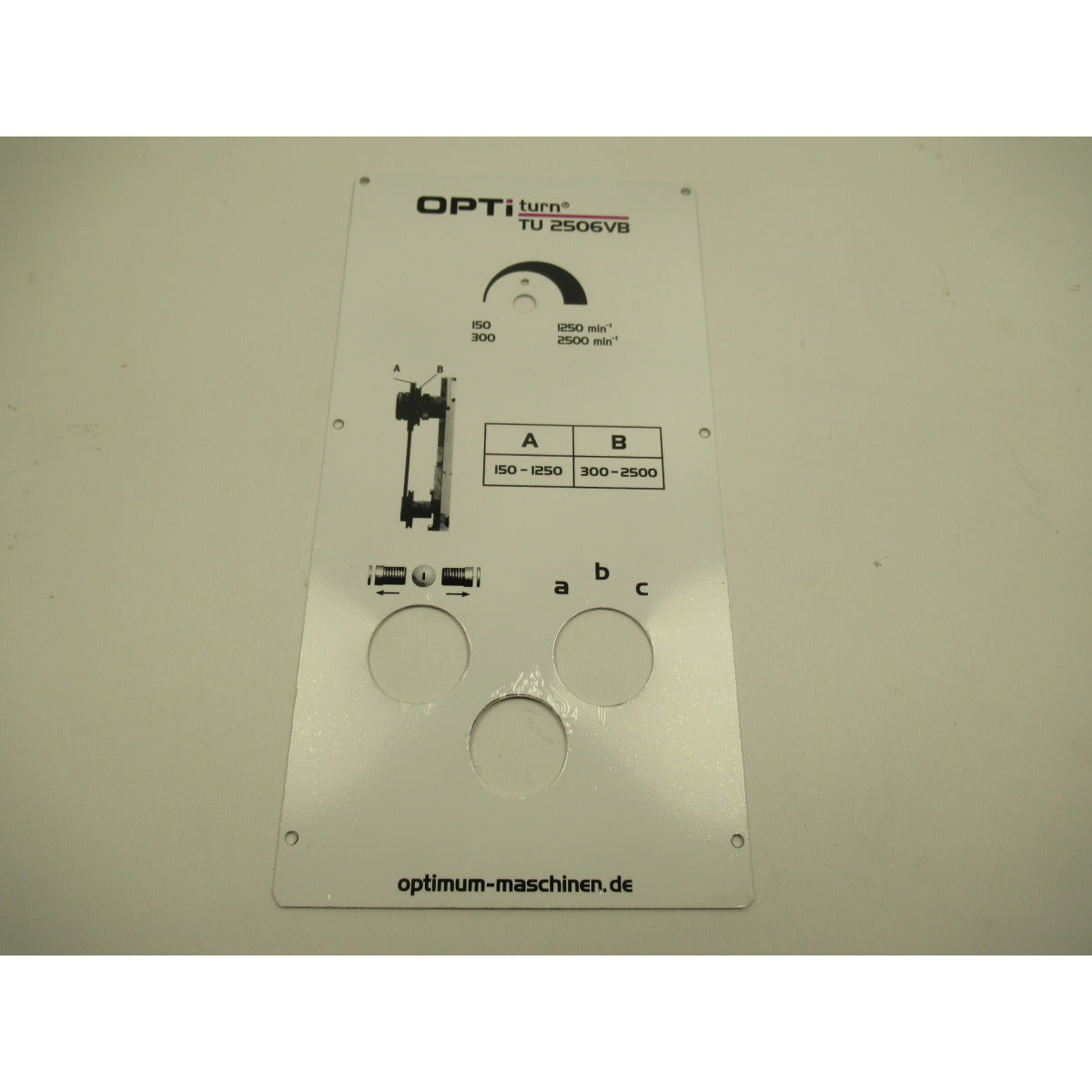 OPTIMUM Label TU2506VB , Version 1 SM-034250101402